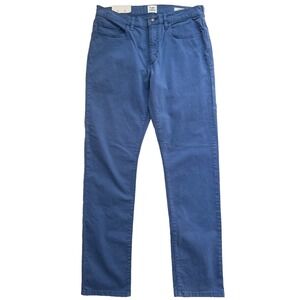 NWT Flint And Tinder 365 Pant Slim Fit Chino Blue Mens 33x32 Cotton Stretch RARE